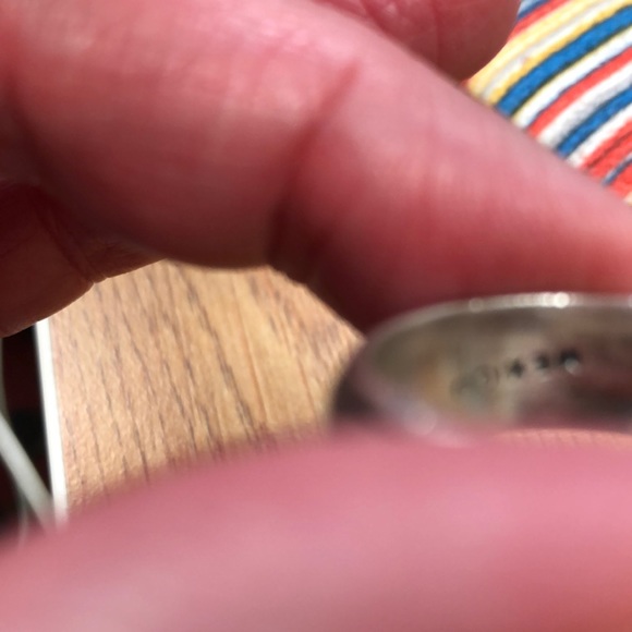 Vintage silver band - Picture 3 of 3